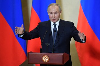 Vladimir Putin, en un discurso