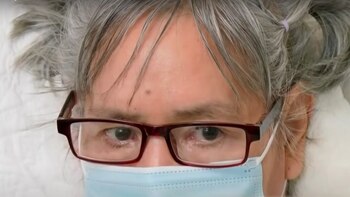 María Benito, paciente con ELA