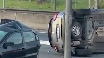 Así fue el momento del brutal choque en la Panamericana en el cual murió una nena de 2 años