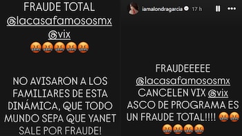 La hermana de Yanet García señaló un posible fraude.