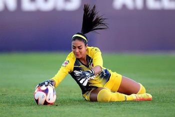 Stefani Jiménez, portera del Atlético