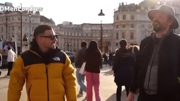 Fede y Bomo recorriendo Londres