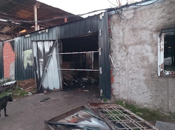 Un incendio devastó el refugio Rescatados Isla Maciel
