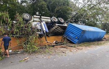 El vehículo fue asegurado y