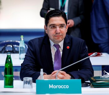 El ministro de Exteriores marroquí,