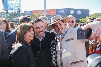 Patricia Bullrich y Luis Petri