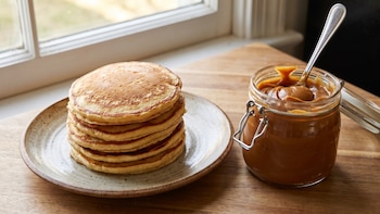 Receta de panqueques con harina leudante, rápida y fácil