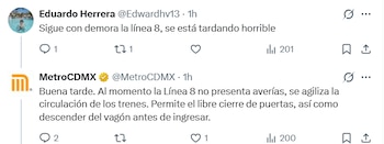 Retrasos en Línea 8 del