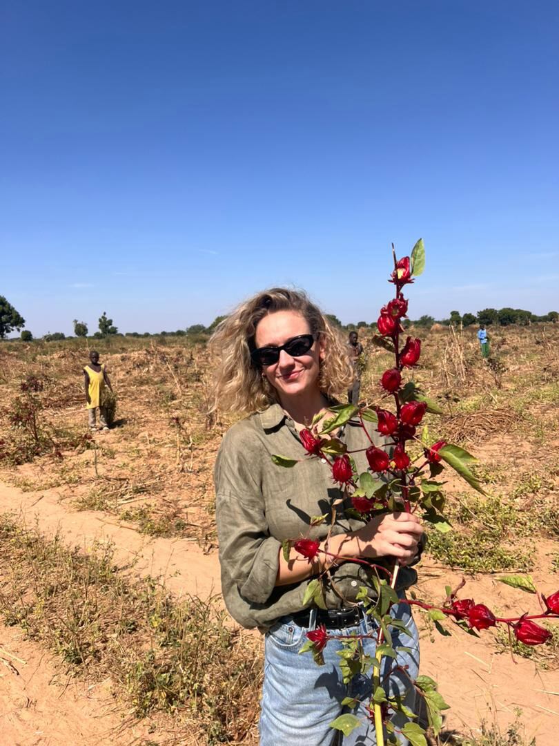 La santafesina salió a buscar el hibiscus al norte de Nigeria para exportarlo al mundo