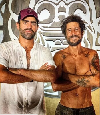 Arturo Islas con Lalo Urbina,