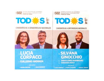 Foto: Boleta del Frente de