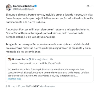 Con esta publicación, el exfiscal