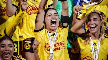 América Femenil y sus mejores figuras tras ganar el Campeón de Campeonas 2026 a Tigres