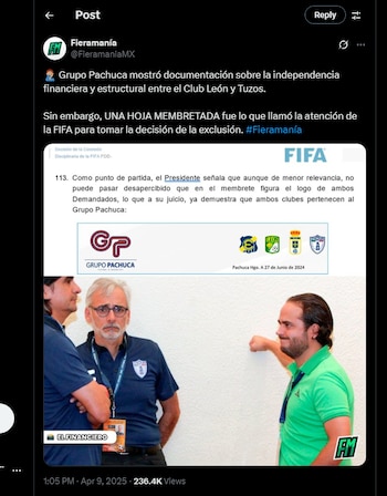 El portal partidario del Club