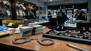 El FBI ofrece una recompensa de 50.000 dólares por el hombre buscado por el robo de más de un millón de dólares a una joyería