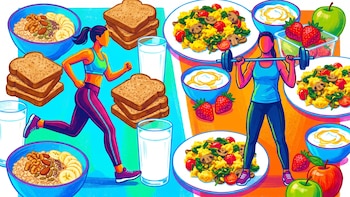 Alimentos y ejercicio: Nutrición para el entrenamiento físico - VisualesIA ScribNews