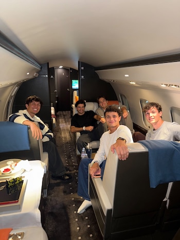 Las mini vacaciones en Malasia de Oscar Piastri, Lando Norris, Alex Albon, George Russell, Gabriel Bortoleto y Ollie Bearman