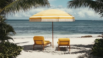 La hermosa playa donde se