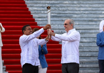 La República Dominicana inicia la ruta de la antorcha de los Juegos Centroamericanos y del Caribe 2026 y le dedica el recorrido al legado de Wiche Saleta. (Cortesía: Gobierno de República Dominicana)