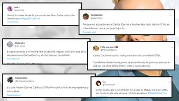 Comentarios contra Carlos Cacho en