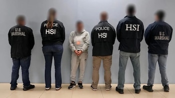 Fotografía de Danny ZR cuando fue entregado a autoridades estadounidenses en 2025. Crédito: X - @usembassyguate