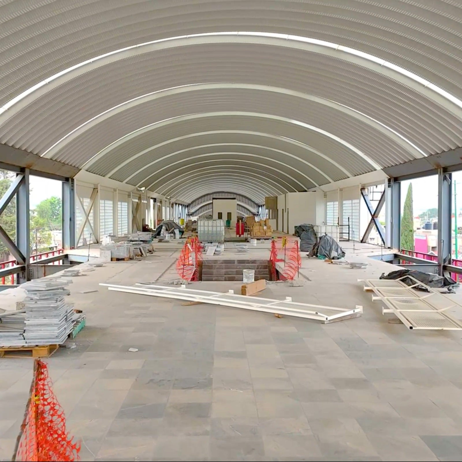 Así luce la estación Teyahualco del Tren Suburbano - AIFA (X/ @SntVTC)