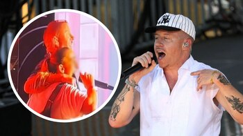 Insólito momento en un recital