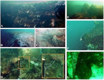 Vistas al interior del agujero