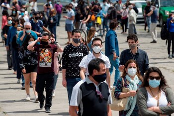 Chilenos en el ingreso al