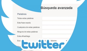 Búsqueda avanzada de Twitter. (foto: