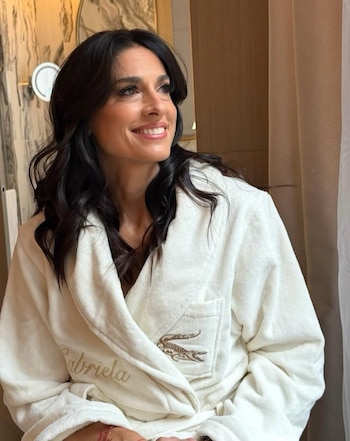 Gaby Sabatini en la Semana de la Moda en París