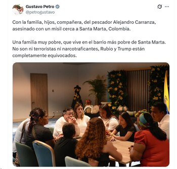 El presidente Petro calificó el