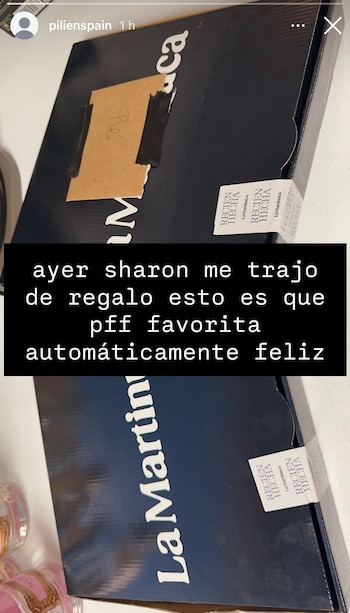 Pili comparte una imagen con las tortillas de María Pombo, el negocio de María Pombo (Instagram)