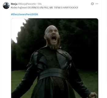 Usuarios de redes sociales reaccionaron con memes y frases ingeniosas al liderazgo de Keiko Fujimori en el Flash Electoral 2026.