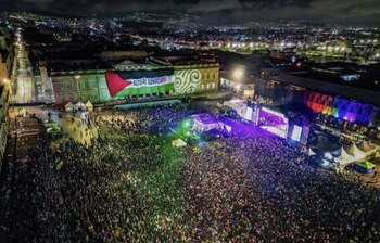 Alta afluencia en concierto por
