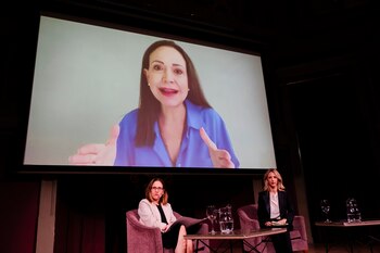 La presidenta de la Fundación