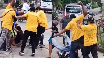 Presunto sicario que habría atacado al administrador de un restaurante fue golpeado por la comunidad en Barranquilla: le partieron una silla en la cabeza