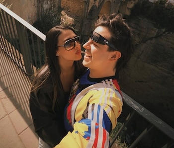 La pareja es muy popular en redes sociales, por lo que sus seguidores y amigos les dejaron mensajes de apoyo - crédito Camila Upegui / Instagram