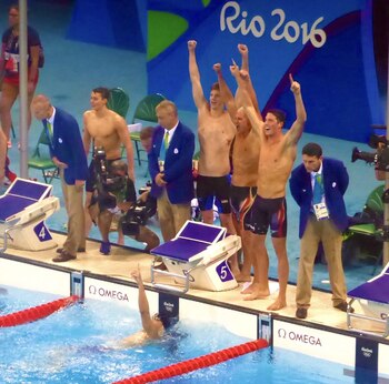 Michael Phelps y Ryan Lochte