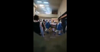 El hombre que fue trasladado