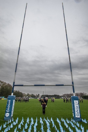 La banda militar tocó la