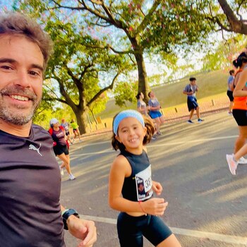 Nicolás y su hija Rufina