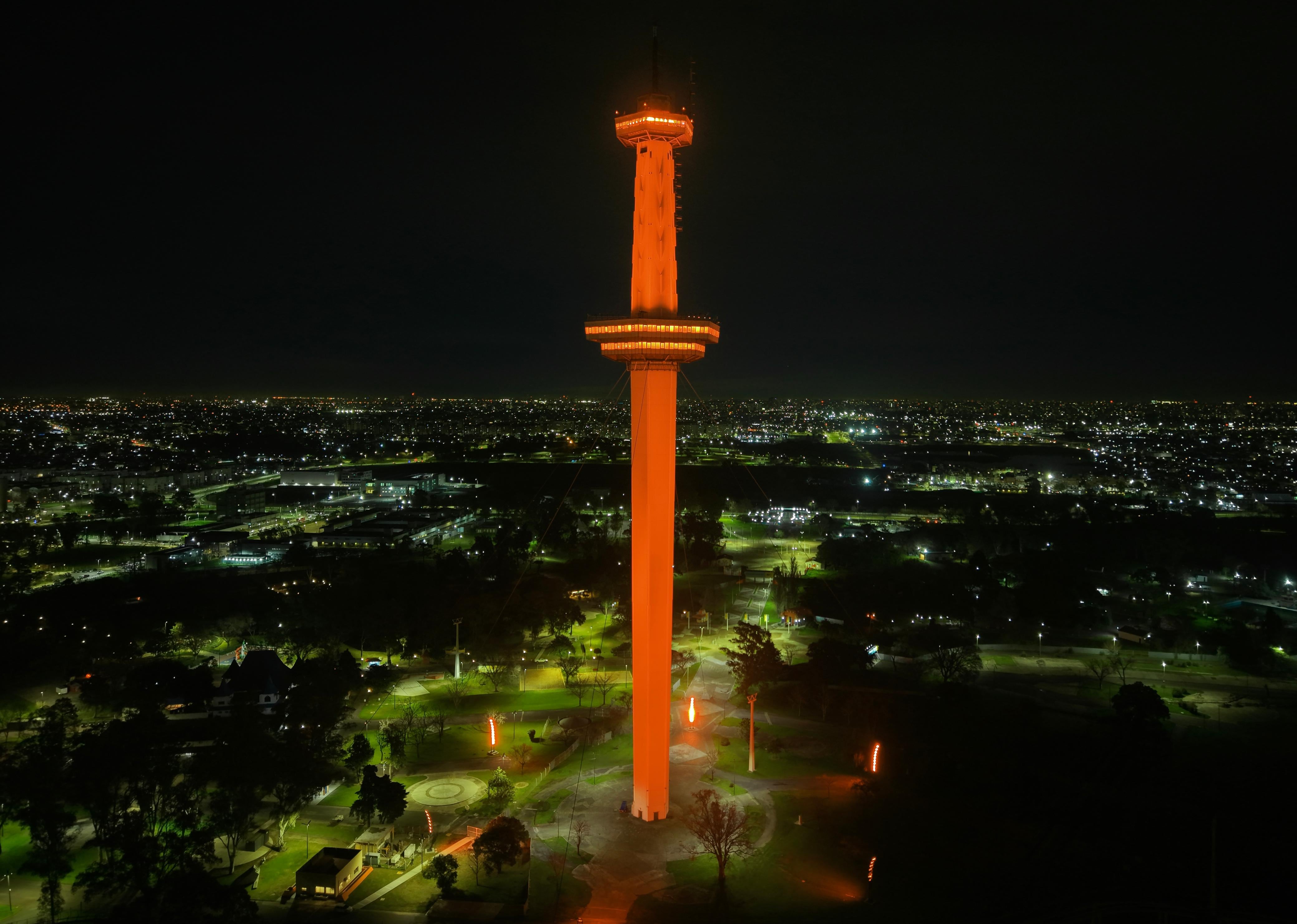 Torre del Parque de la Ciudad, en Villa Lugano