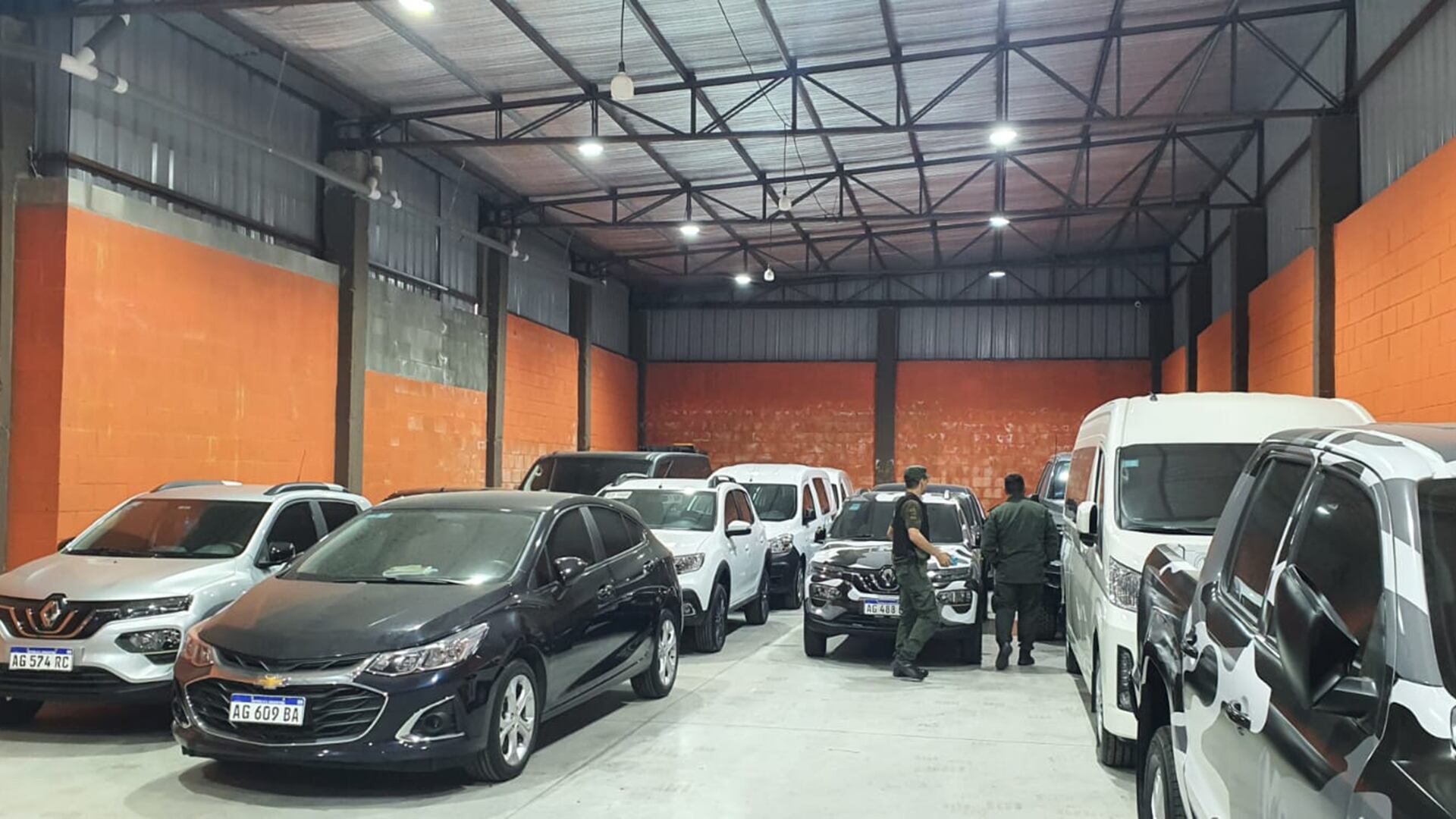 La organización contaba con una flota de más de 60 vehículos, algunos de alta gama.