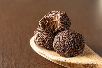 Trufas de chocolate y leche
