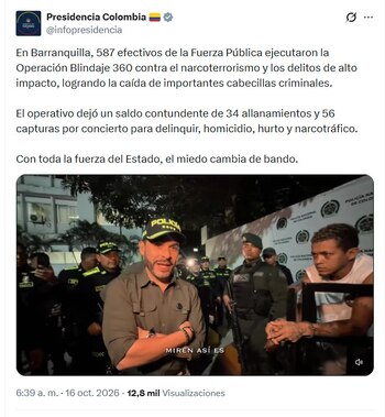 crédito @infopresidencia/X
