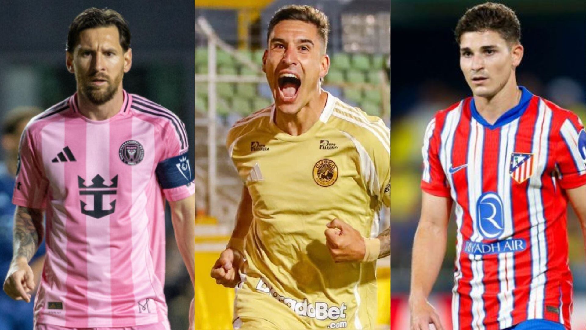 Facundo Callejo lidera lista de goleadores argentino del año con Lionel Messi y Julián Álvarez. Crédito: difusión.