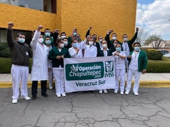 Operación Chapultepec: personal médico de