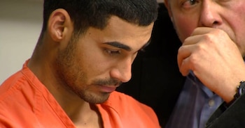 Rogel Lázaro Aguilera-Mederos durante una de sus audiencias judiciales en Colorado. La Junta de Libertad Condicional negó su solicitud de liberación anticipada (Cortesía: ABC News).