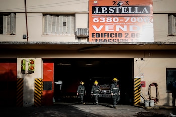 Vista de un cartel de